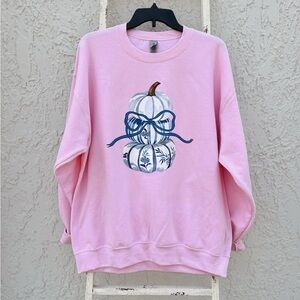 Chinoiserie Stacked Pumpkin Sweatshirt